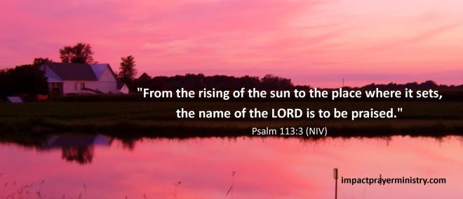 Psalm 113:3